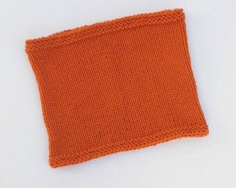 REDUCED! Knit neck warmer - orange