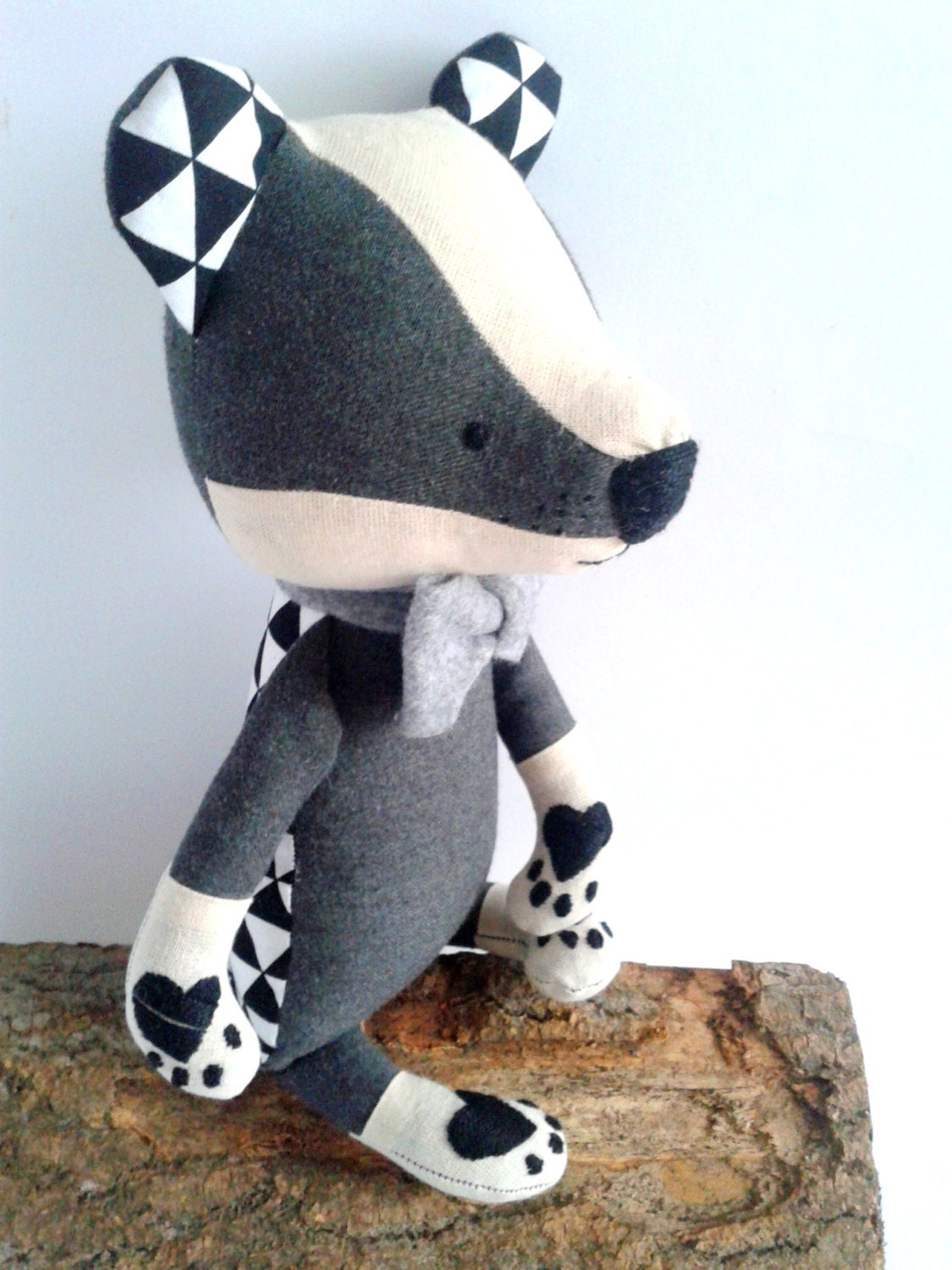 stuffed badger toy