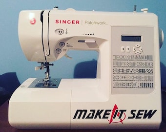 Make It Sew Star Trek Inspired Sewing Machine, Car, Laptop, or Decor Vinyl Decal