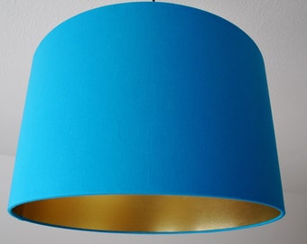 Lampshade "Turquoise Gold" (turquoise gold)