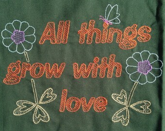 Reversible Apron, Adult Chef's Apron, Garden Apron, Cotton Apron