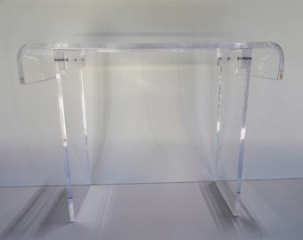 New Acrylic-Lucite Console -Sofa- Desk - Table 3/4" thick Plexiglas