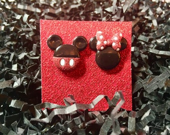 Disney earrings, Mickey Mouse earrings, Minnie Mouse earrings, Walt Disney World earrings, Fish Extenders, Disney Cruise