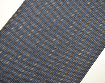 BOLT Un-used WOOL BLEND R30 - Classic Brown Navy Blue Stripe