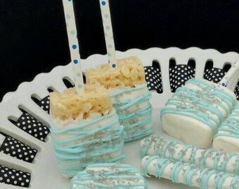 Chocolate Covered RKT Crispy Krispies Treats K-treats Dozen
