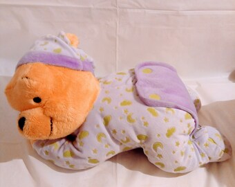 Vintage Disney Glow in the Dark Winnie The Pooh Plush