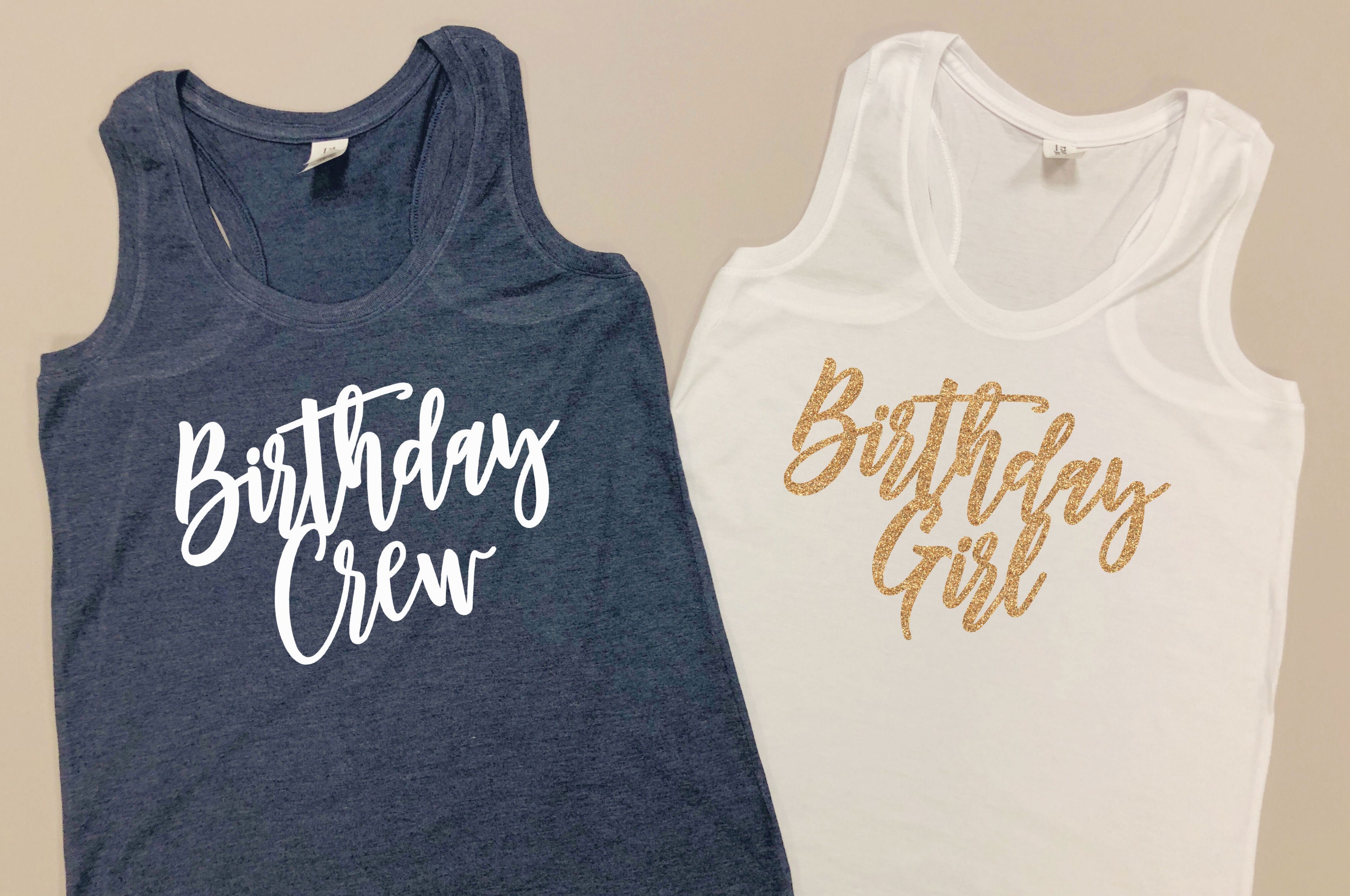 Birthday Girl Tank Top Birthday Crew Tank Tops Birthday