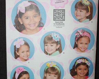 Simplicity 1820 Hair Accessories