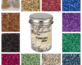 Stampendous Crush Glass Glitter, 11 Glitter Color Choices