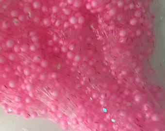 Sweet strawberries floam clear slime