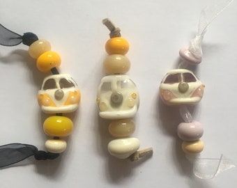 Camper / Campervan Lampwork Bead SRA