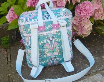 The Bookbag Backpack Bag PDF Advanced Sewing Pattern - Instant download
