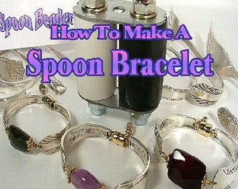 The "ORIGINAL" DVD-Video "How To Make A Spoon Bender Bracelet" Silver,Beads,Gemstones,Jewelry