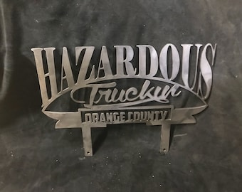 Custom car club plaques