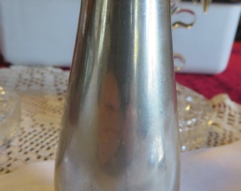 Vase Pewter by Royal Selangor Pewter // Bud Vase // Vintage Pewter Vase 5" Tall // Thick at 1/8"