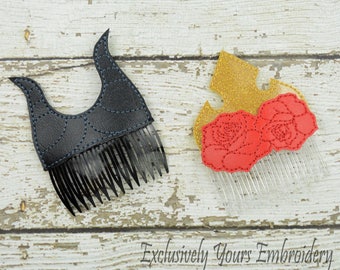 Sleeping Princess Hair Comb Set