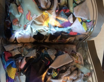 Random selection fabric scrap bags