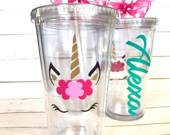 Unicorn Tumbler | Personalized Unicorn | Magical Unicorn | Unicorn Cup | Birthday | Princess | Unicorn Gift
