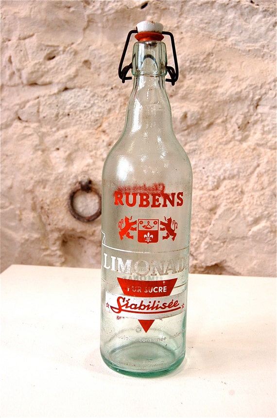 Old lemonade bottle RUBENS