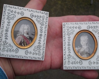 Pair Of Miniature Pictures
