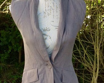 Beautiful 100% silk tailored waistcoat