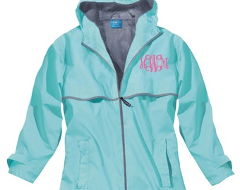 FREE SHIPPING! Monogrammed Charles River Rain Jacket - Monogrammed Rain Coat - Monogrammed Rain Jacket - Monogrammed Jacket - Cyber Monday