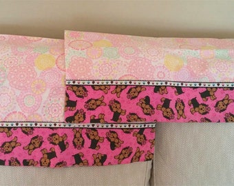Yorkie Border Standard Pillowcases