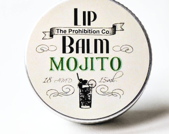 Mojito Lip Balm, Lip Repair by The Prohibition Co. Mother's Day Gift!