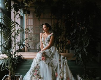 Wedding dress from Inga Ezergale design collection 2019