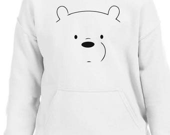 We Bare Bears Ice Bear Youth Hoodie Sz:S-XL