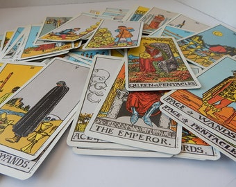 Rider Tarot Cards/Magician/1970's/78 Card Waite Deck/