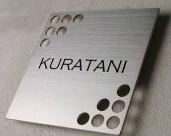 Customized metal signage - Throughout cut - Metal art