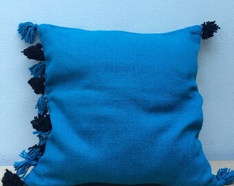 Pompon Wool Pillow Cover