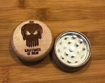 meeseeks Punisher existance is pain wood grinder rick and morty blue science help