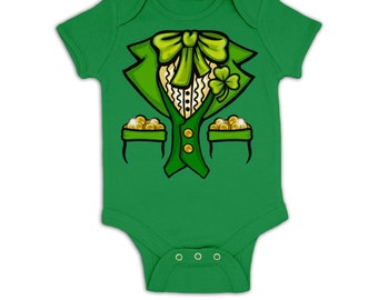 Leprechaun Costume baby grow