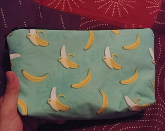 MAKEUP COSMETIC Bag - Apeeling Banana Bag