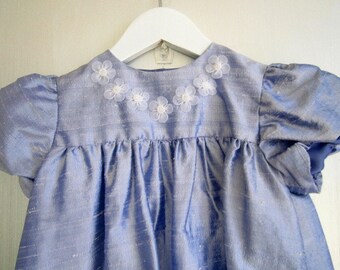 Lavender Silk Dress 12-18m