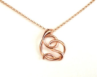 Infinity Snake - Rose Gold Filled Snake Charm Jewelry