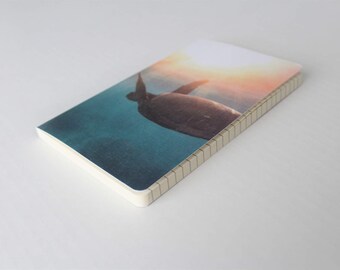 Sea Turtle Notebook - 75 pgs - Travelers Notebook - Novelty Notebook - Journal - Bullet Journal - Writing Journal - Personalized