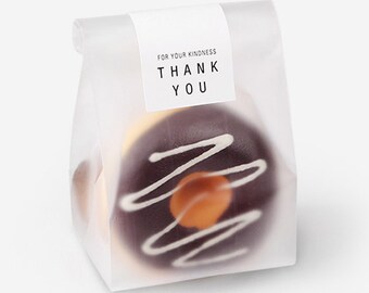 100 x plastic cookie bags / cookie envelope / transparent plastic bag / cookie bag / cookie packaging