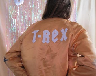 MERCH JUNKIES Bowie Vintage Merchandise Bomber Jacket T Rex Tavi Gevinson Rookie