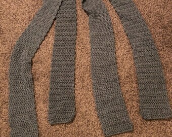 His and Hers Matching Gray Scarves