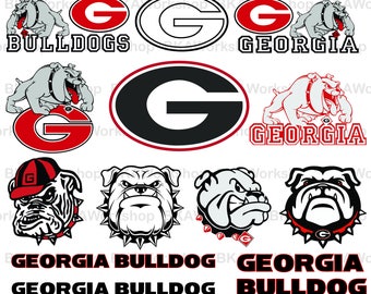 Georgia bulldogs svg | Etsy