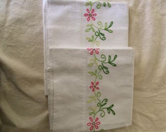 Pair of Standard Sized Pillowcases