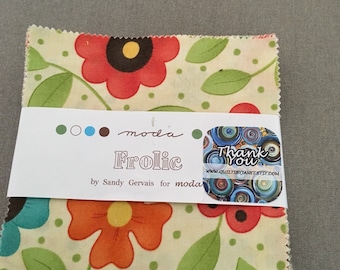 Frolic by Moda charm pack 5 inch squares 42 squares