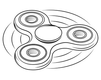 Fidget spinner SVG, Spinner SVG, Hand spinner svg, Clipart, Silhouette, SVG, Graphics, Illustration, Logo, Digital