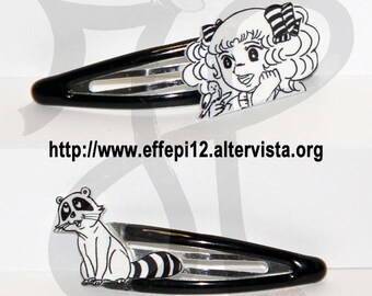 Hair Barrettes with Candy Candy