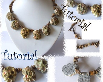 Meteorite beads necklace tutorial..