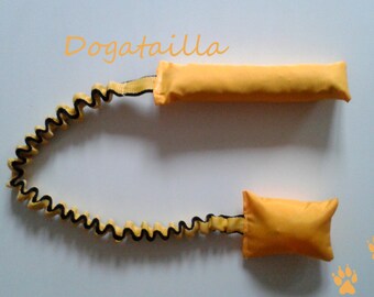 Superlong double squeaky bungee tug