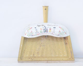 Vintage J. V. Reed USA Metal Dust Pan Crumb Catcher Crumb Collector Dust Pan